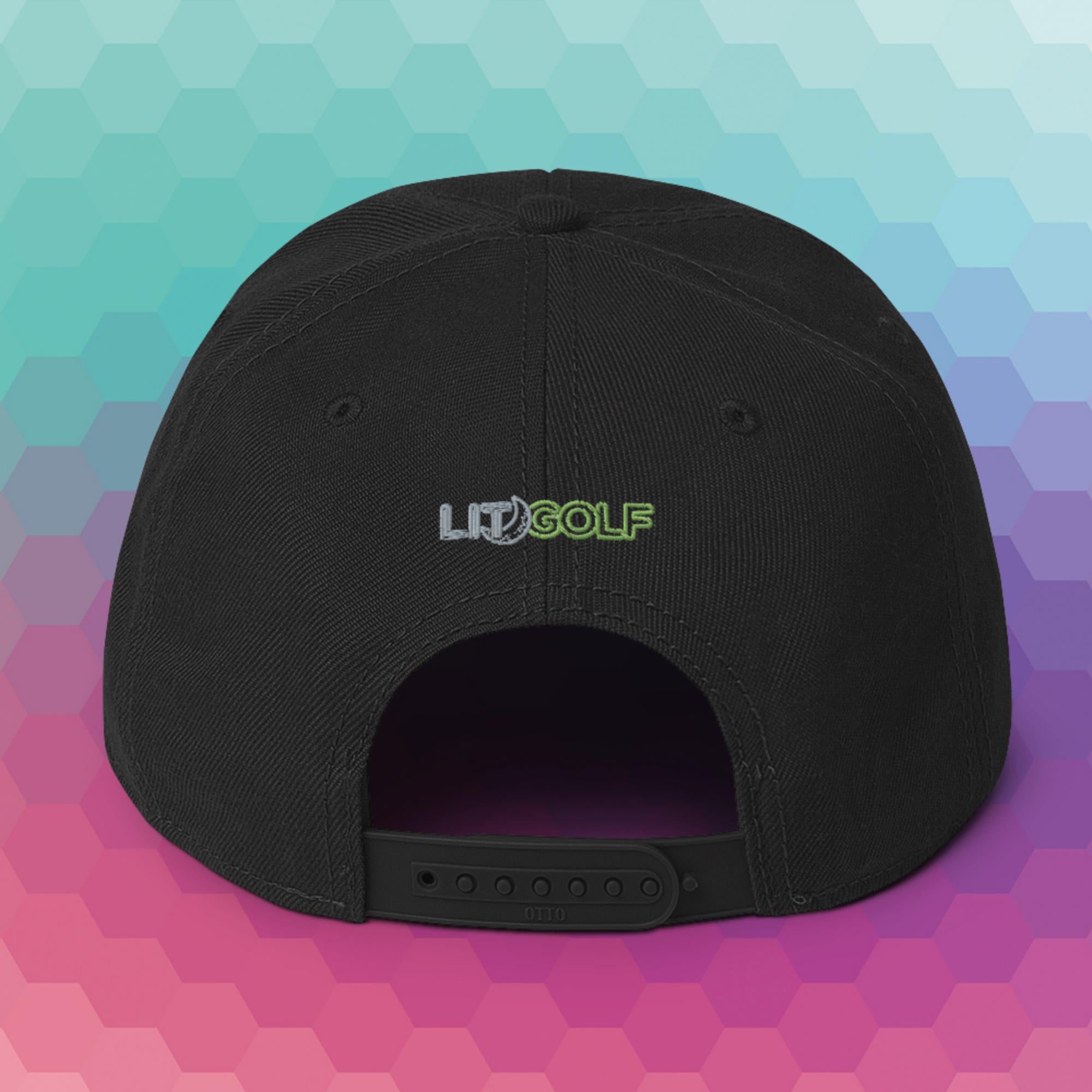 LIT snapback hat - back