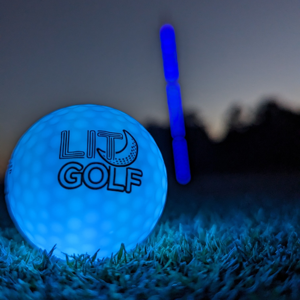 LIT Night Golf Ball - Blue LED