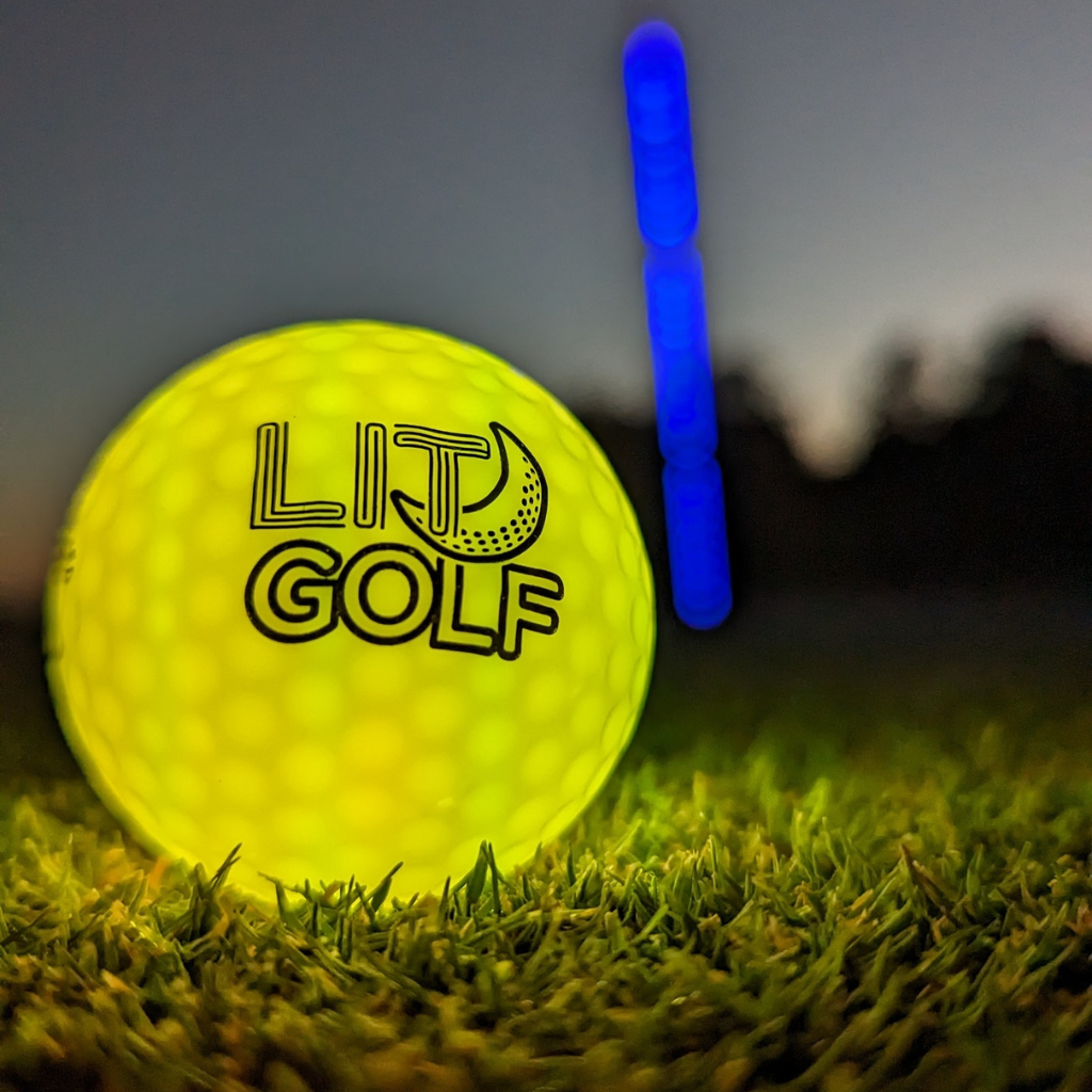LIT Night Golf Ball - Yellow LED