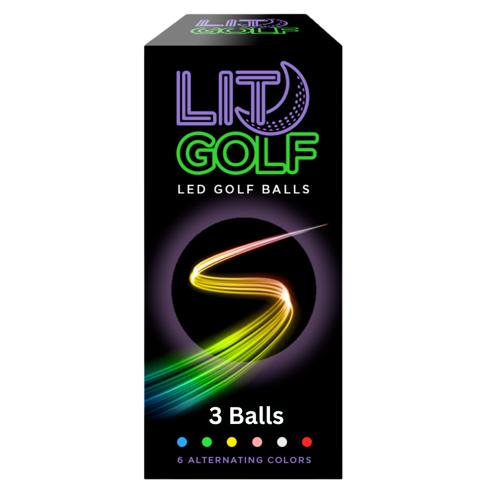 LIT Night Golf Balls | 3 Pack