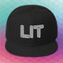 LIT snapback hat - front